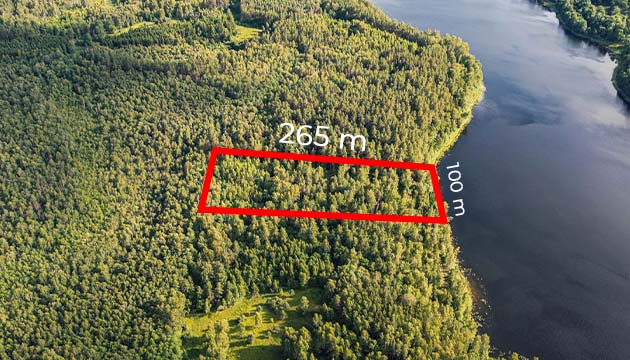 Земля (2.5 ha) у озера Ildzs Geranimovas