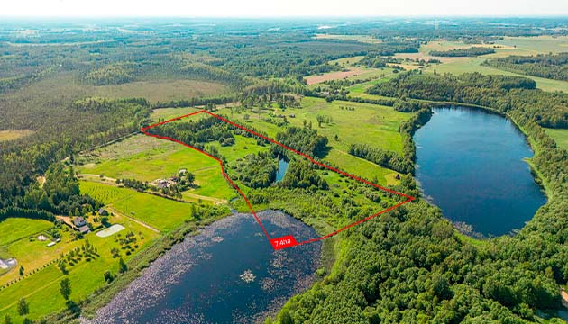 Участок земли на Силавских Озёрах 7.4ha